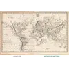Antique World Map 1810 — Sherwood, Neely and Jones — full sheet before and after restoration