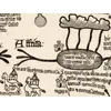 Antique World Map c. 1450 — Borgia Map, Facsimile Borgia 1797 — detail 4: affrica north