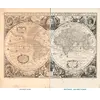 Antique World Map 1641 — Hondius, Nova Totius Terrarum Orbis — full sheet before and after restoration