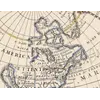 Antique World Map 1684 — Sanson, Mappa Mondo — detail 2: north america