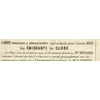 Antique World Map 1858 — Minard, Emigrants of the Globe — detail 1: title banner