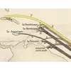 Antique World Map 1858 — Minard, Emigrants of the Globe — detail 5: caribbean flows cuba guadeloupe