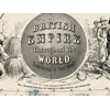 Mappa antica del mondo 1850 ca. — Bartholomew, Impero britannico — dettaglio 1