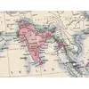 Mappa antica del mondo 1850 ca. — Bartholomew, Impero britannico — dettaglio 3