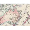 Mappa antica del mondo 1850 ca. — Bartholomew, Impero britannico — dettaglio 4