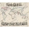 Mappa antica del mondo 1850 ca. — Bartholomew, Impero britannico