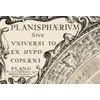 Antique Star Chart 1708 — Planisphaerium Copernicanum — detail 1: title left