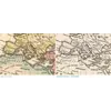 Oude wereldkaart 1826 — Tanner, Terra Veteribus Nota — voor en na restauratie