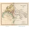 Oude wereldkaart 1826 — Tanner, Terra Veteribus Nota — volledig blad voor en na restauratie