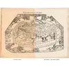 Antique World Map 1541 — Fries, Typus Orbis Ptolemaei — full sheet before and after restoration