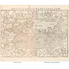 Antique World Map 1550 — Münster, Typus Orbis Universalis — full sheet before and after restoration