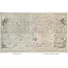Mapamundi antiguo hacia 1643 — Rosaccio, mapa mural — hoja completa antes y después de la restauración