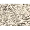 Antique World Map c. 1690 — Morden & Berry, To Capt. John Wood — detail 6: hatching europe