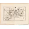 Antique World Map 1764 — Bellin, Carte réduite du globe — full sheet before and after restoration