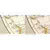 Antique World Map 1794 — Dunn, A New Map of the World — before and after restoration