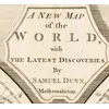 Antique World Map 1794 — Dunn, A New Map of the World — detail 1: title cartouche v0925