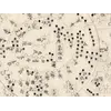 Chinese Constellation Map 1601–1633 — Fen ye yu tu Manuscript — detail 1: central enclosure ziwei