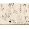 Chinese Constellation Map 1601–1633 — Fen ye yu tu Manuscript — detail 7: lodge ring lower