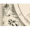Antique Star Chart 1708 — Orbits of Mars, Jupiter and Saturn — detail 5: putti with bird