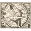 Antique Star Chart 1708 — Situs Terrae, Ptolemaic Heavens