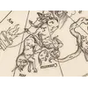 Antique Constellation Map 1515 — Dürer, Imagines coeli Meridionales — detail 4: centaurus lupus
