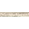 Antique Star Chart 1700 — Allard, Southern Celestial Hemisphere — detail 1: title banner