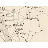 Antique Constellation Chart 1829 — Reissig, St Petersburg — detail 6: pleiades aldebaran 1to1