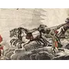 Antique Star Chart 1716 — Homann, Systema Mundi Tychonicum — detail 5: sun chariot