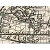 Antique World Map 1708 — De la Feuille, Mapemonde Planisphere — detail 3: europe africa