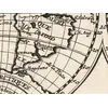 Antique World Map 1708 — De la Feuille, Mapemonde Planisphere — detail 4: south america magellan