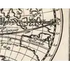 Antique World Map 1708 — De la Feuille, Mapemonde Planisphere — detail 6: new holland hatching