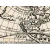 Antique World Map 1708 — De la Feuille, Mapemonde Planisphere — detail 7: california as island