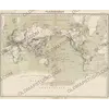 Alte Weltkarte 1873 — Vivien de Saint-Martin, Planisphère, Mercator