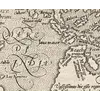 Antique World Map 1596 — Typus Orbis Terrarum — detail 4: east indies beach and iava maior