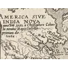 Antique World Map 1596 — Typus Orbis Terrarum — detail 5: america sive india nova 1492