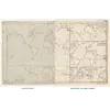 Stara mapa świata 1807 — Hansteen, Abweichungskarten — cały arkusz przed i po restauracji