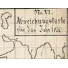 Stara mapa świata 1807 — Hansteen, Abweichungskarten — detal 7