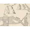 Antique World Map — Turin Mappa Mundi, Jomard Facsimile — detail 2: jerusalem mount sinai