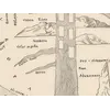 Antique World Map — Turin Mappa Mundi, Jomard Facsimile — detail 3: gallia roma narbona