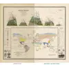 Antique World Map 1848 — Johnston, Botanical Geography — full sheet before and after restoration