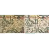 Old World Map 1570 — Ortelius, Typus Orbis Terrarum, Colored — before and after restoration