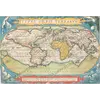 Old World Map 1570 — Ortelius, Typus Orbis Terrarum, Colored