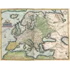 Oude kaart van Europa 1570 — Ortelius, Europae
