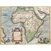 Oude kaart van Afrika 1570 — Ortelius, Africae Tabula Nova