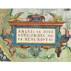 Oude kaart van Amerika 1570 — Ortelius, Americae sive Novi Orbis — detail 1