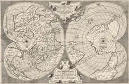 Antique world map of 1564 after Gerard Mercator, Quam hic vides orbis imaginem, restored full sheet