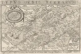 Antique World Map 1596 — Typus Orbis Terrarum
