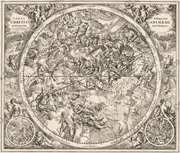 Antique Star Chart 1708 — Coelistellati Christiani