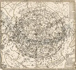 Constellation Map 1909 — Dilks, Stars of the First 5 Magnitudes