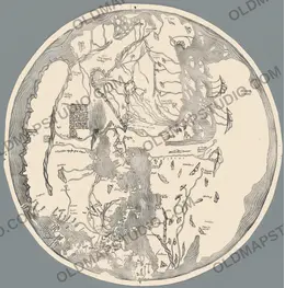 Stara mapa świata — turyńska mappa mundi, faksymile Jomarda